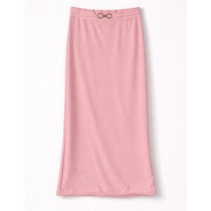 Ashley Blue Pink Straight Midi Skirt Women’s Size M Belt Detail NWT